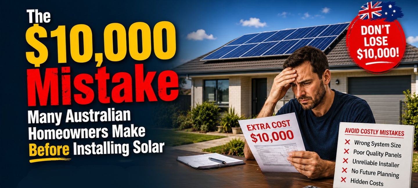 The $10,000 Mistake Many Australian Homeowners Make Before Installing Solar (2026 Guide)