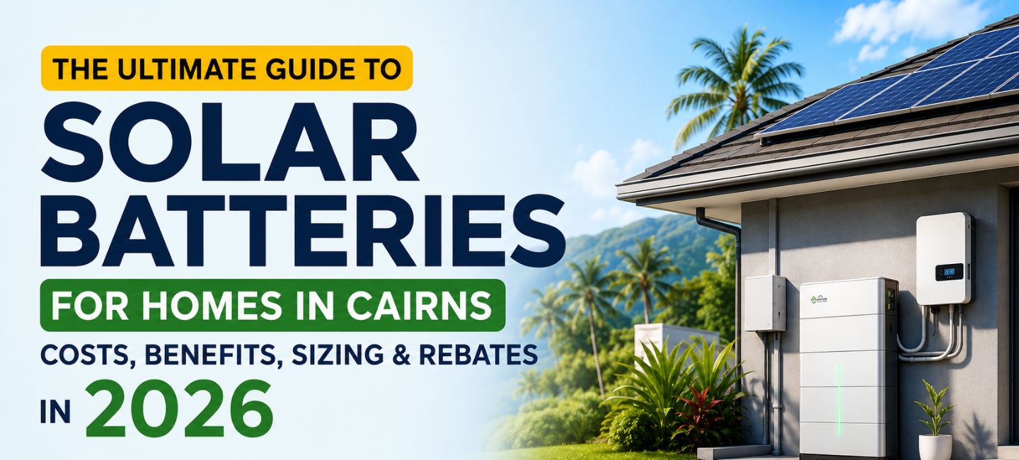 The Ultimate Guide to Solar Batteries for Homes in Cairns: Costs, Benefits, Sizing & Rebates in 2026
